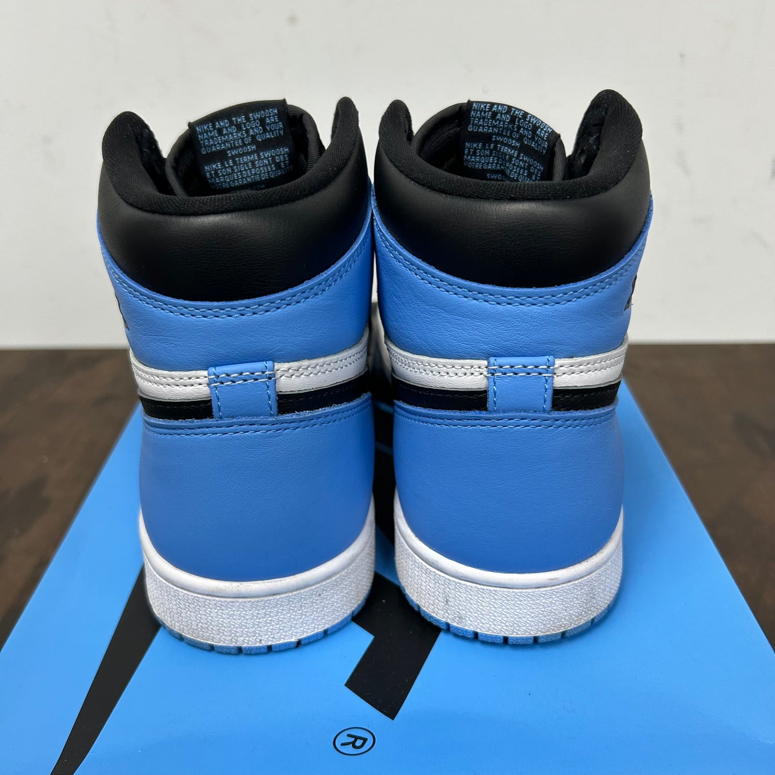 UNC Toe Jordan 1 High Retro (USED)