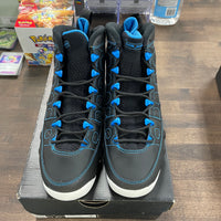 (GS) Photo Blue Black Bottom Jordan 9 (USED,No Box)