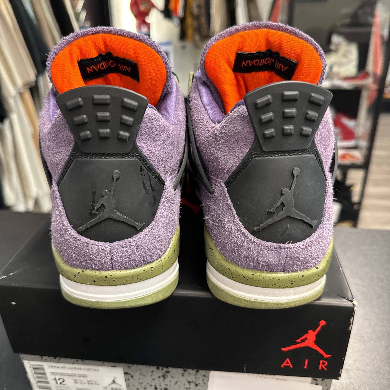 (W) Purple Canyon Jordan 4 (USED)