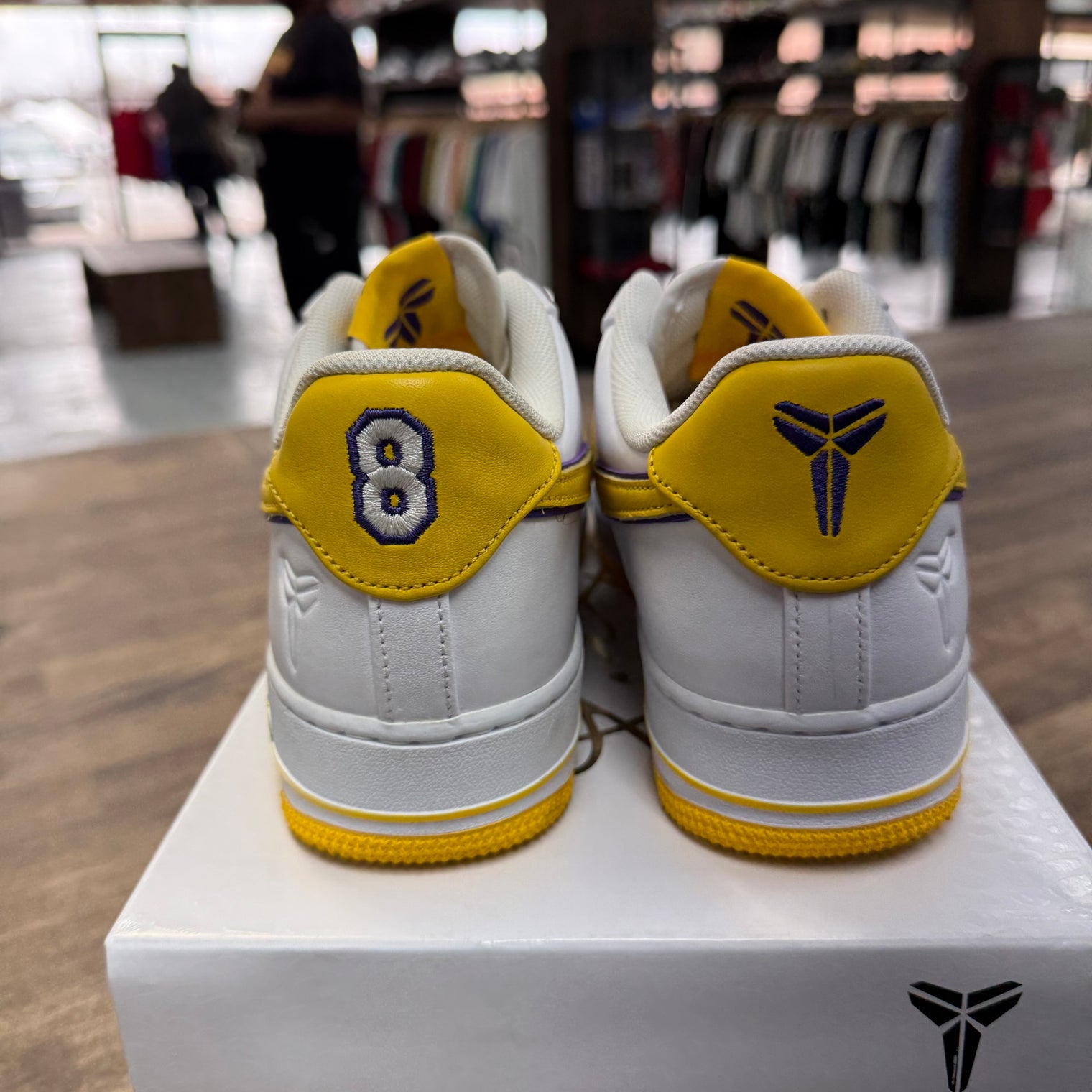 Kobe Bryant Lakers Home Nike Air Force 1 Low Retro QS (USED)