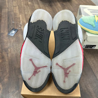 Fire Red Jordan 5 (USED,No Box)