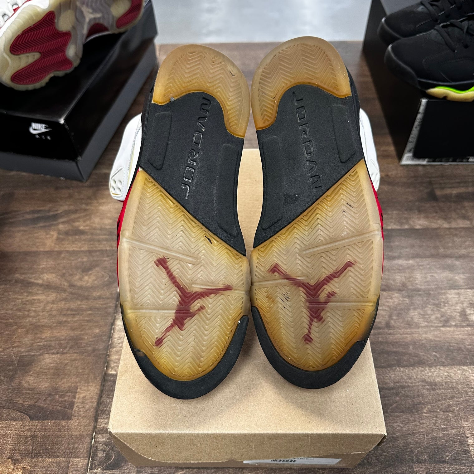 Fire Red Jordan 5 (2012) (USED, No Box)