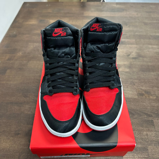 Satin Bred Jordan 1 High (W) (USED)