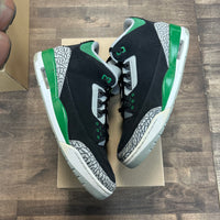 Pine Green Jordan 3 Retro (USED, No Insoles, No Box)