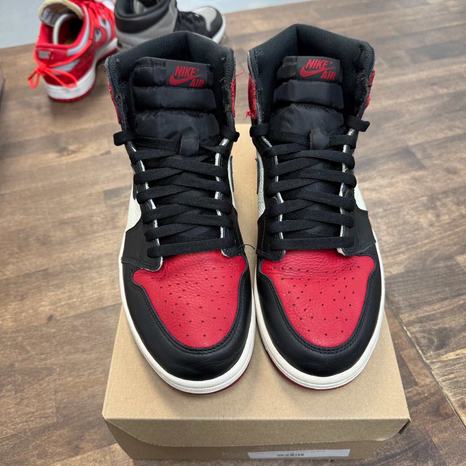 Bred Toe Jordan 1 High (USED,No Box)