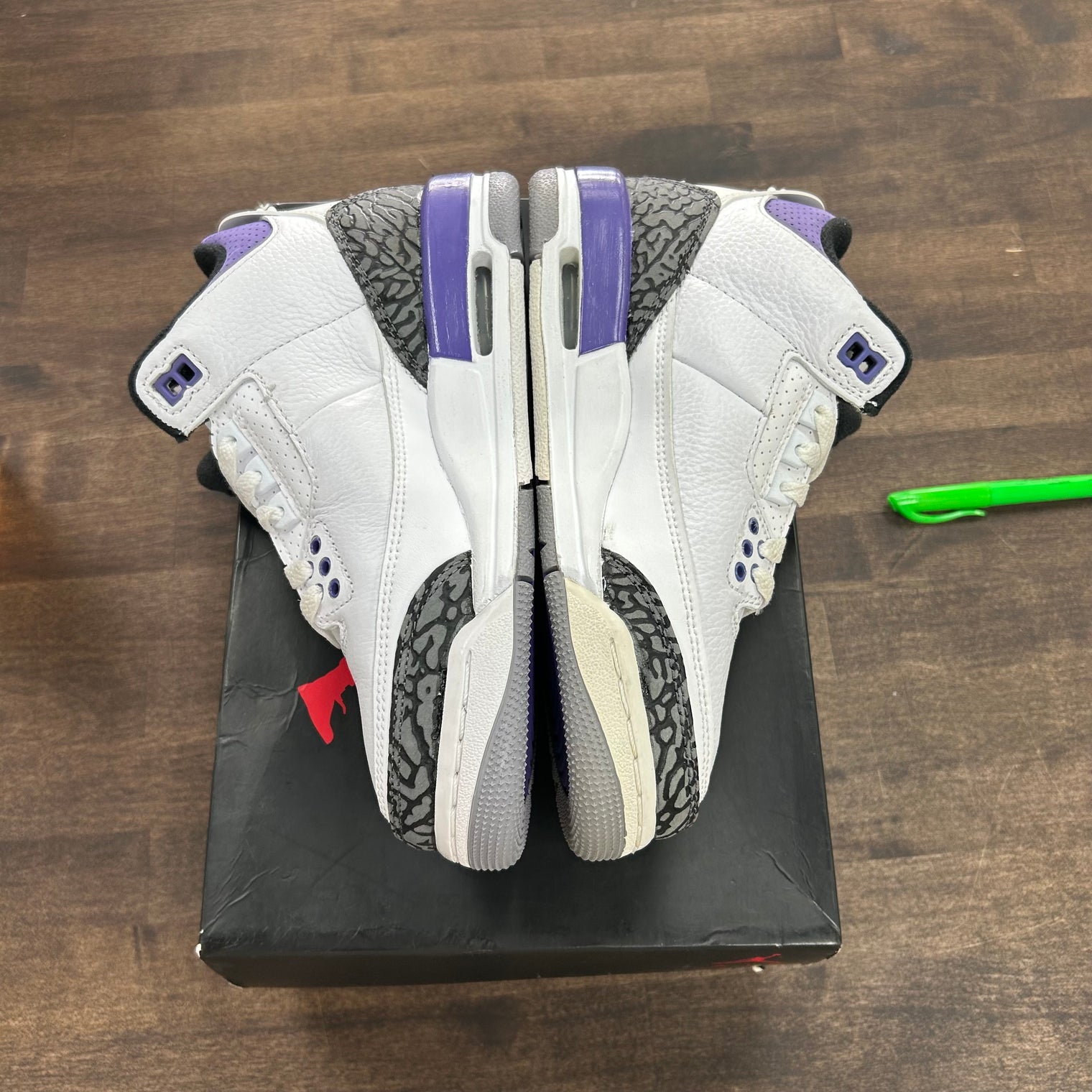 Dark Iris Jordan 3 Retro (GS) (Lightly Worn)