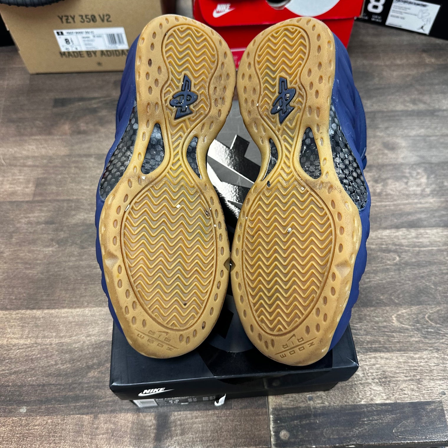 Navy Gum Foamposite One (USED)