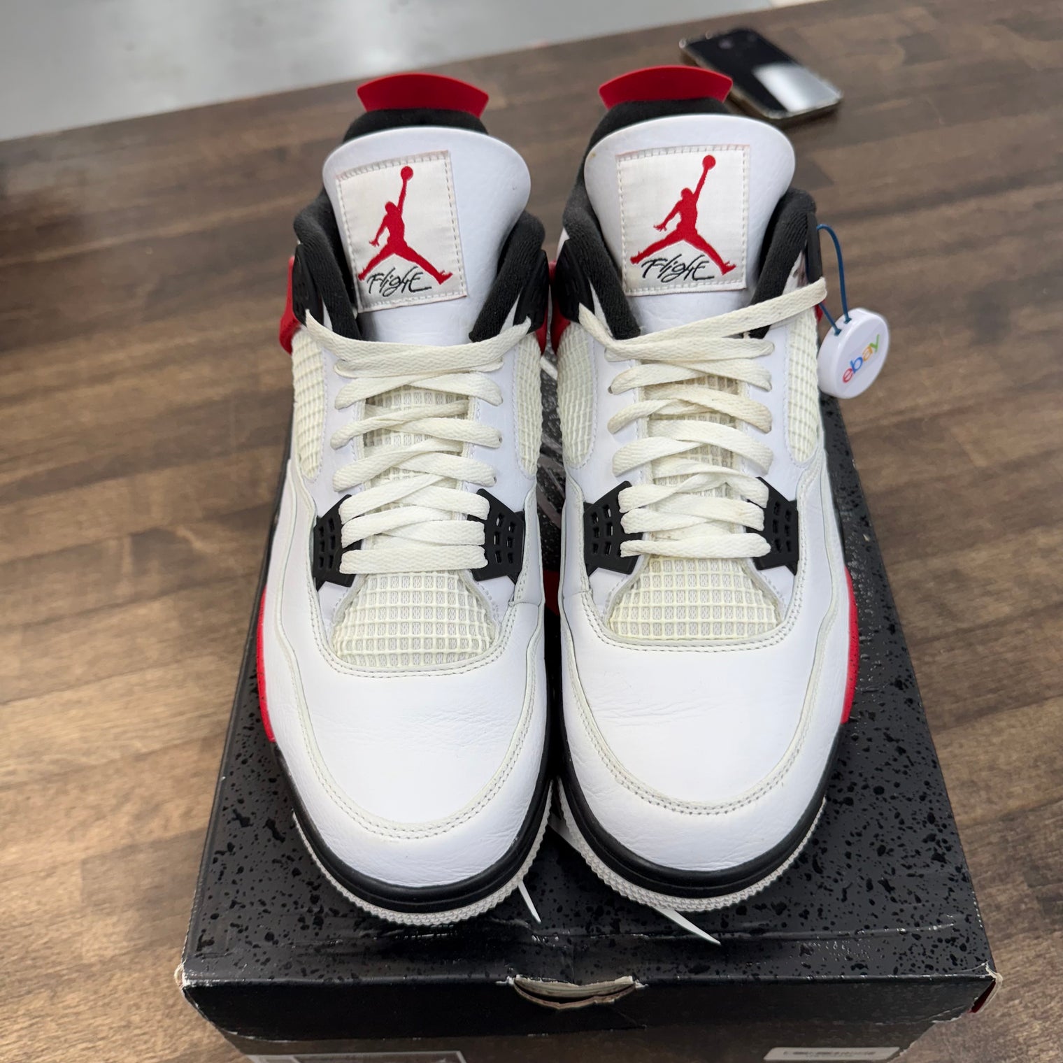 Red Cement Jordan 4 (USED)