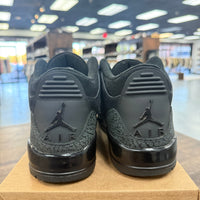 Black Cat Jordan 3 Retro (USED, No Box)