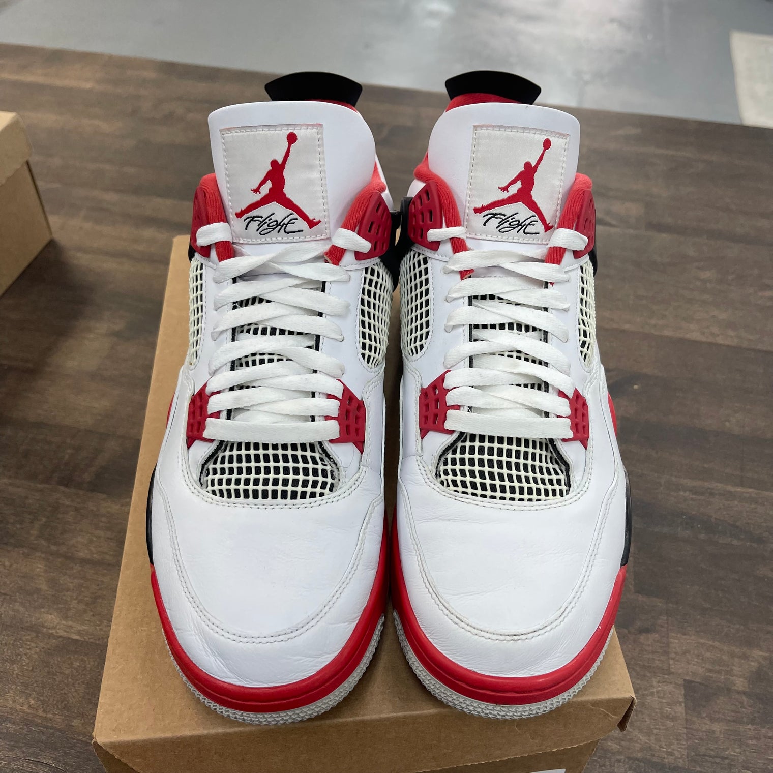 Fire Red Jordan 4 2020 (USED, No Box)