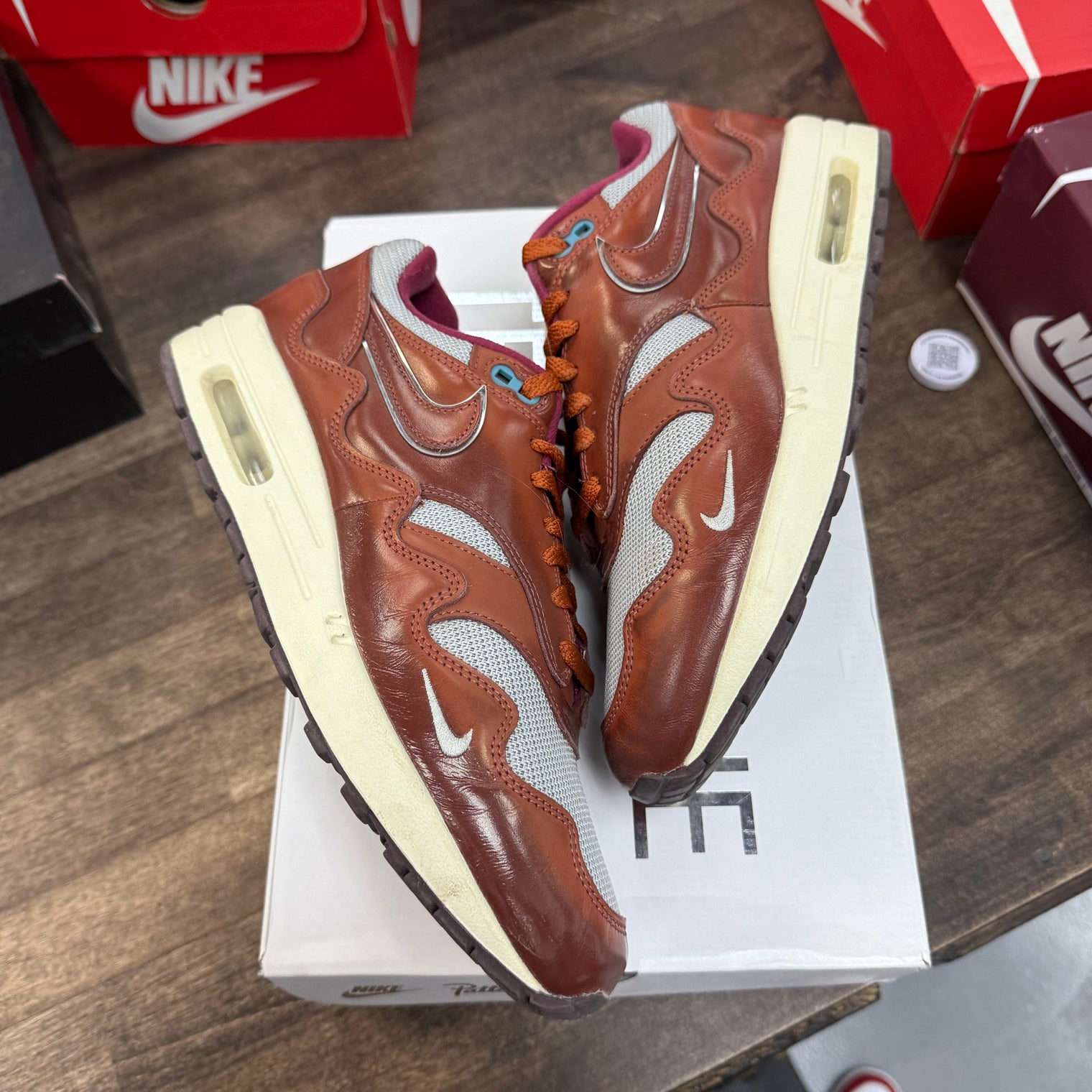 Dark Russet Patta Air Max 1 (USED)