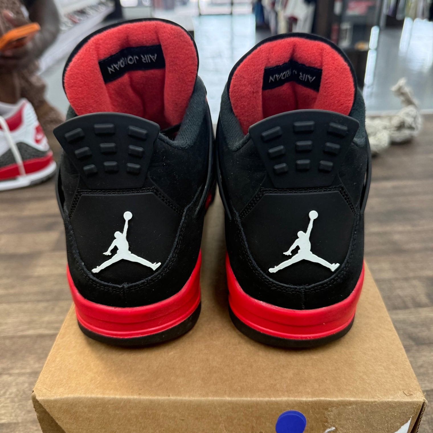 Red Thunder Jordan 4 Retro (USED, No Box)