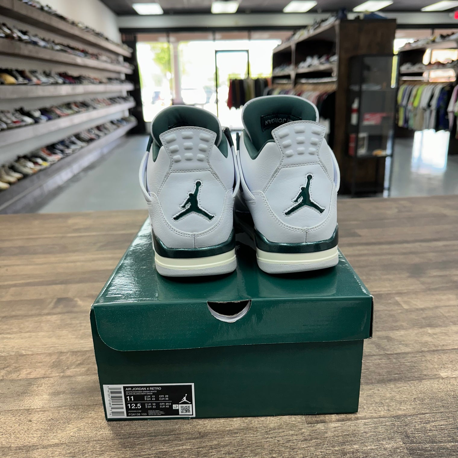 Oxidized Green Jordan 4 (Lightly Worn)