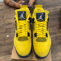 Lightning Jordan 4 Retro (USED, No Box)