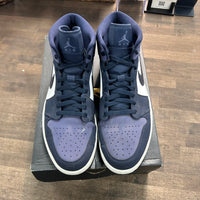 Obsidian Sanded Purple Jordan 1 Mid (USED)