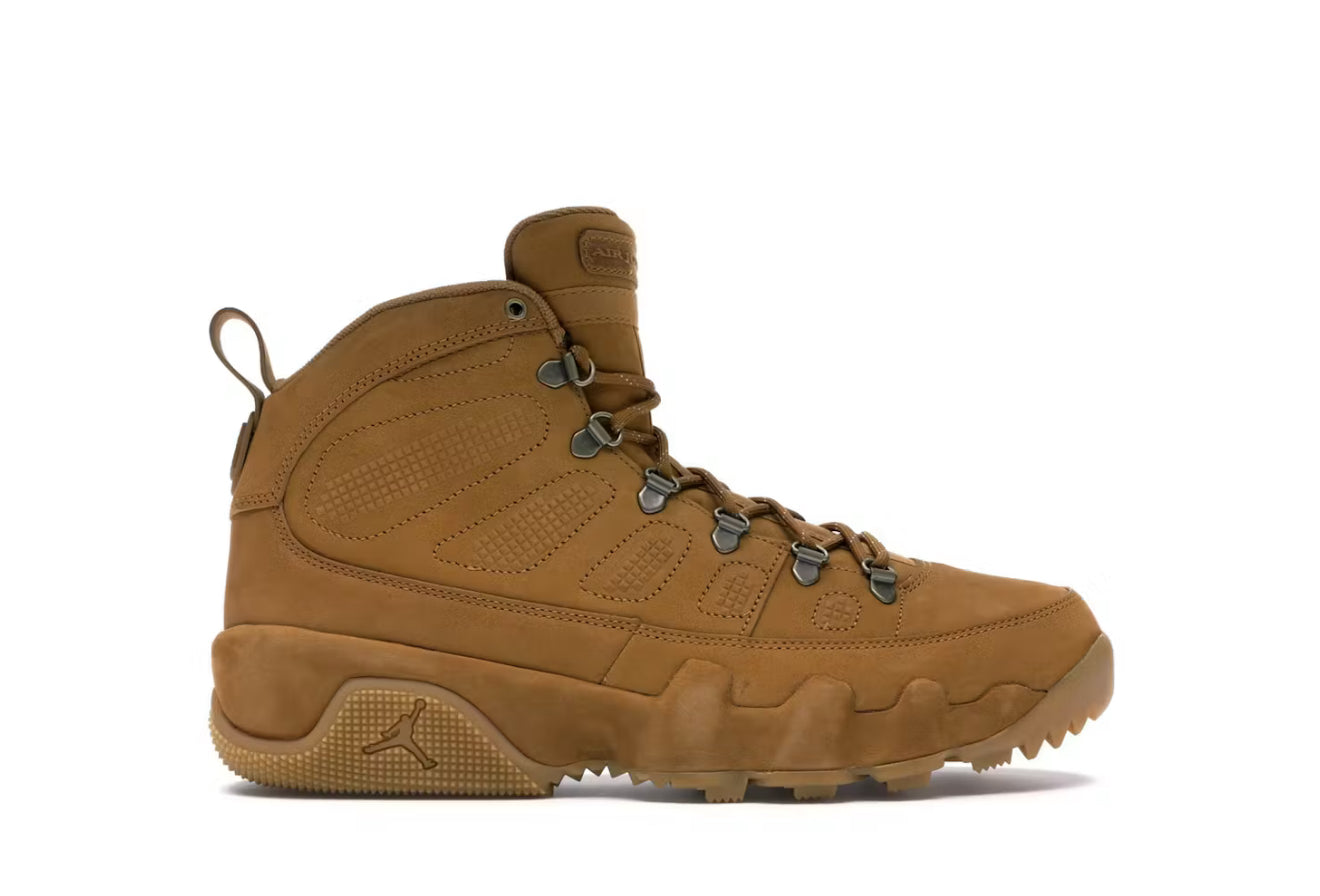 Wheat Jordan 9 Retro Boot