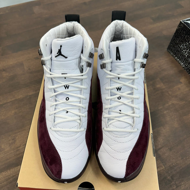(W) White A Ma Maniere Jordan 12 (USED)