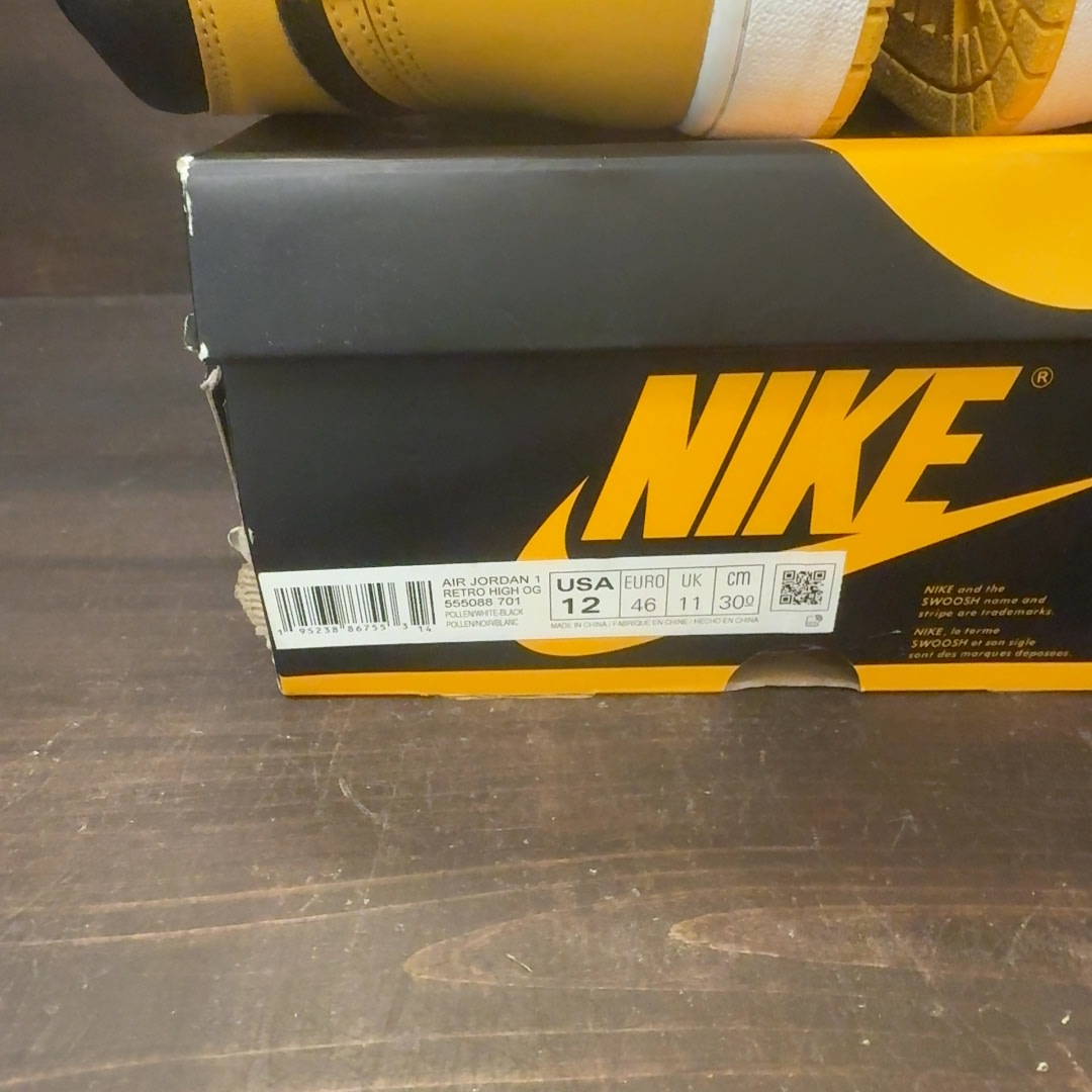 Jordan 1 Retro High Pollen Size 12 (Pre-Owned)