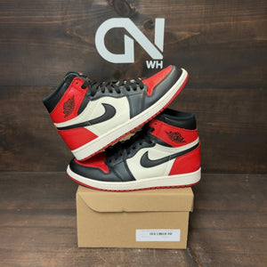 Jordan 1 Retro High Bred Toe Size 8 (Pre-Owned) - Image 1