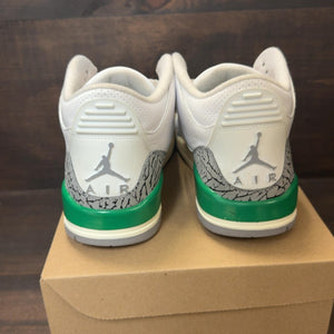 Jordan 3 Retro Lucky Green (Women's) Size 9W (Pre-Owned) - Image 5