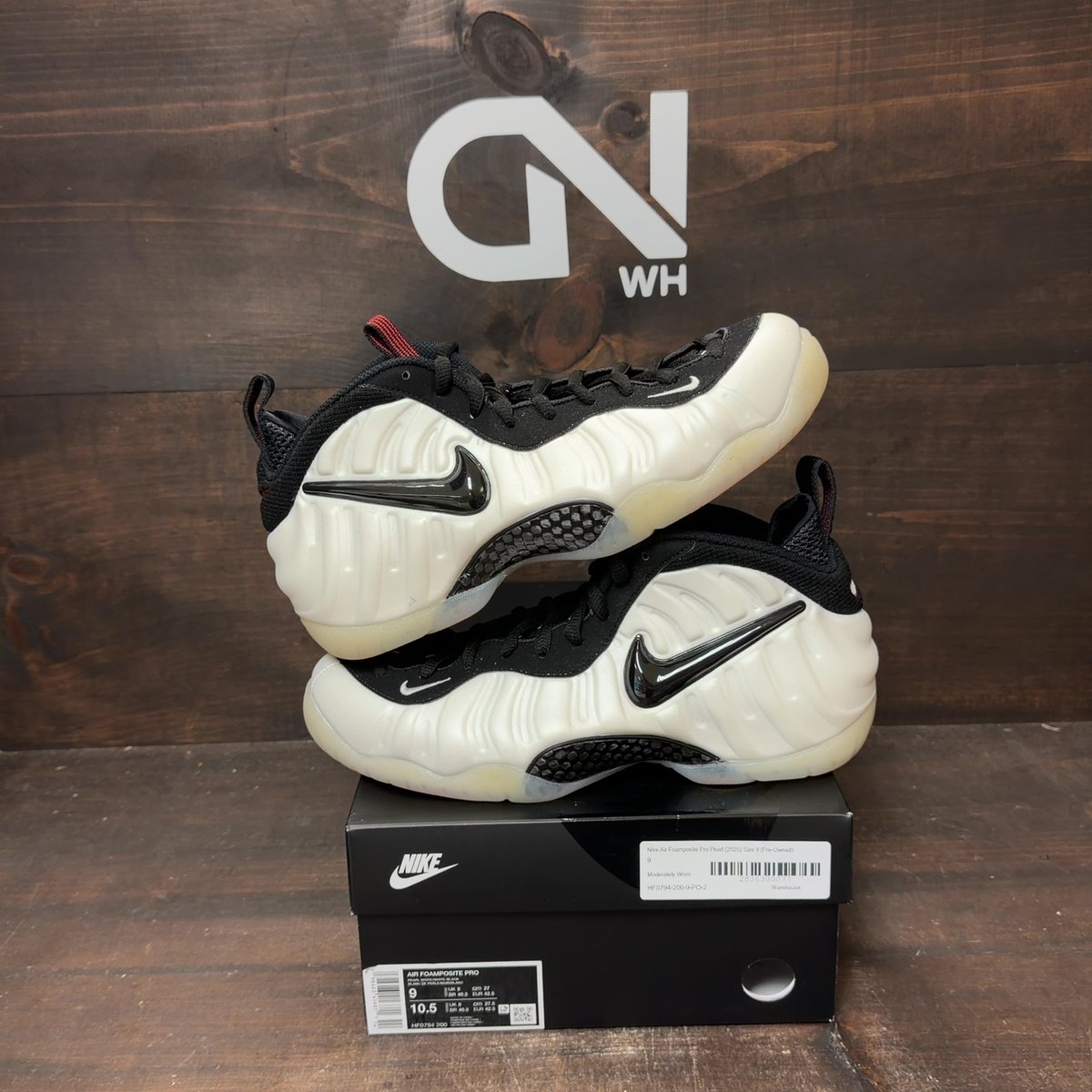 Nike Air Foamposite Pro Pearl (2025) Size 9 (Pre-Owned) - front