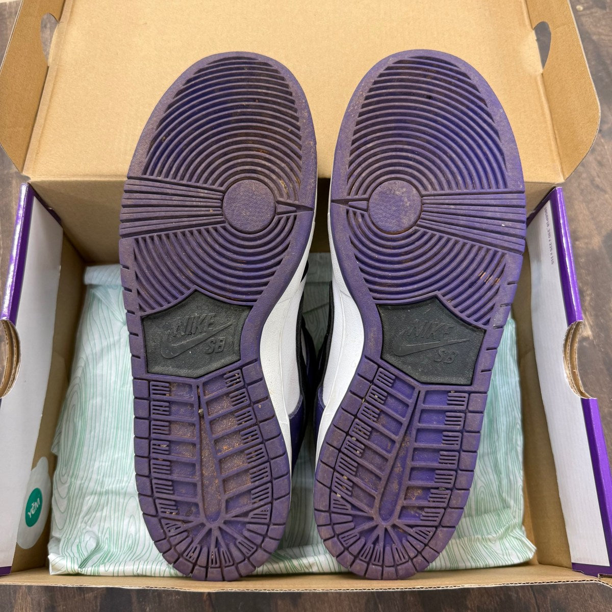 Nike SB Dunk Low Court Purple Size 9.5 (Pre-Owned) - Image 5