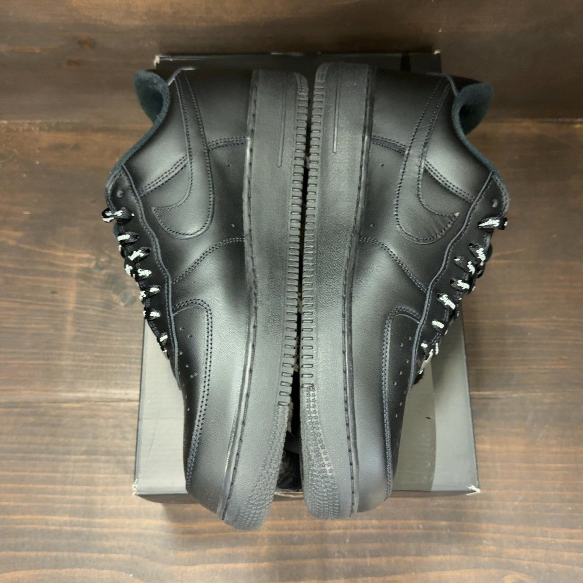 Nike Air Force 1 Low Supreme Black - Image 4