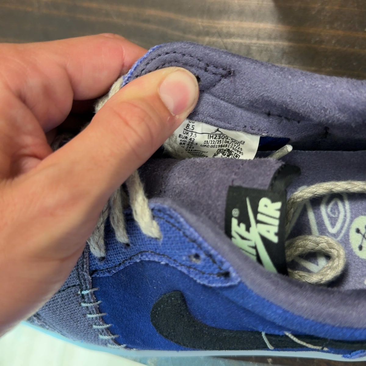 Jordan 1 Retro Low OG Zion Williamson Voodoo Alternate Size 8.5 (Pre-Owned) - Image 7