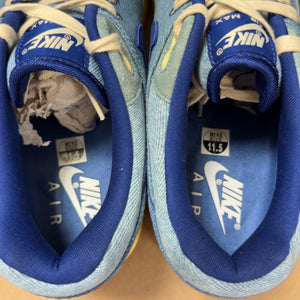 Nike Air Max 1 PRM Dirty Denim Size 11.5 (Pre-Owned) - Image 5