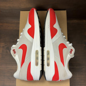 Nike Air Max 1 Anniversary Red (2017/2018 Restock Pair) Size 9.5 (Pre-Owned) - Image 6