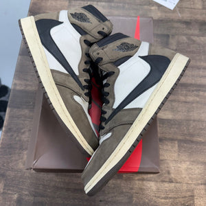 Jordan 1 Retro High OG SP Travis Scott Mocha Size 11 (Pre-Owned) - Image 1