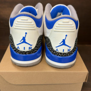 Jordan 3 Retro Racer Blue Size 9 (Pre-Owned) - Image 5