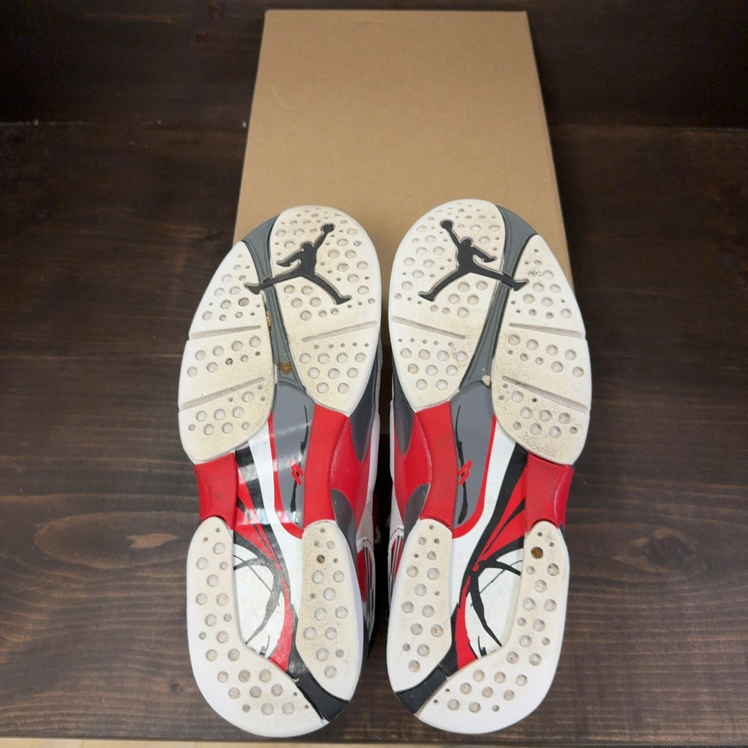 Jordan 8 Retro White True Red (2025) Size 8 (Pre-Owned) - Image 6
