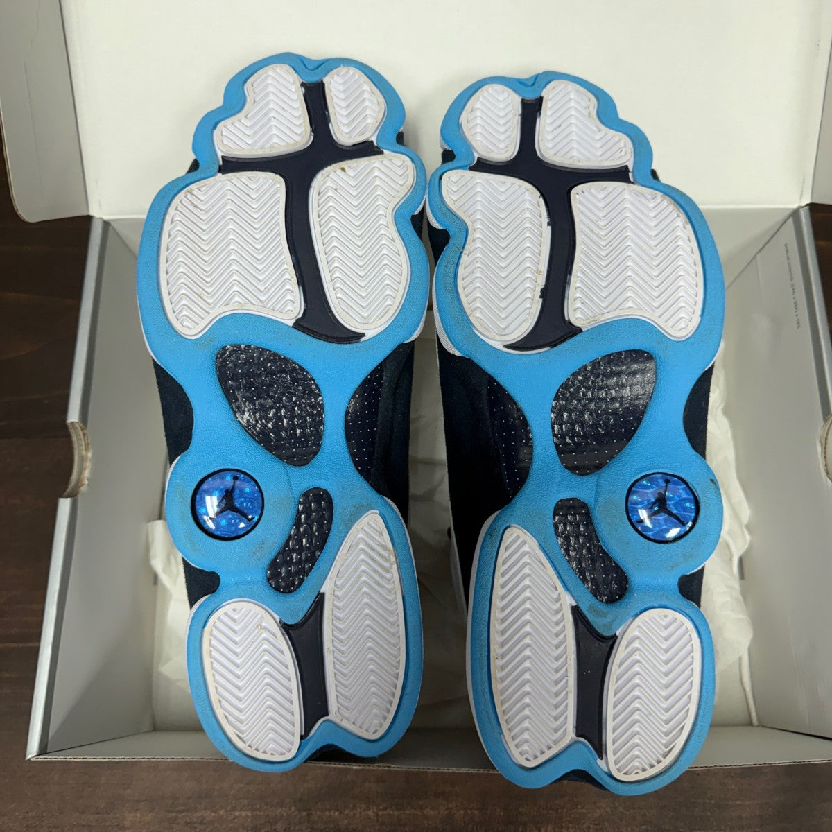 Jordan 13 Retro Obsidian Powder Blue White - Image 6