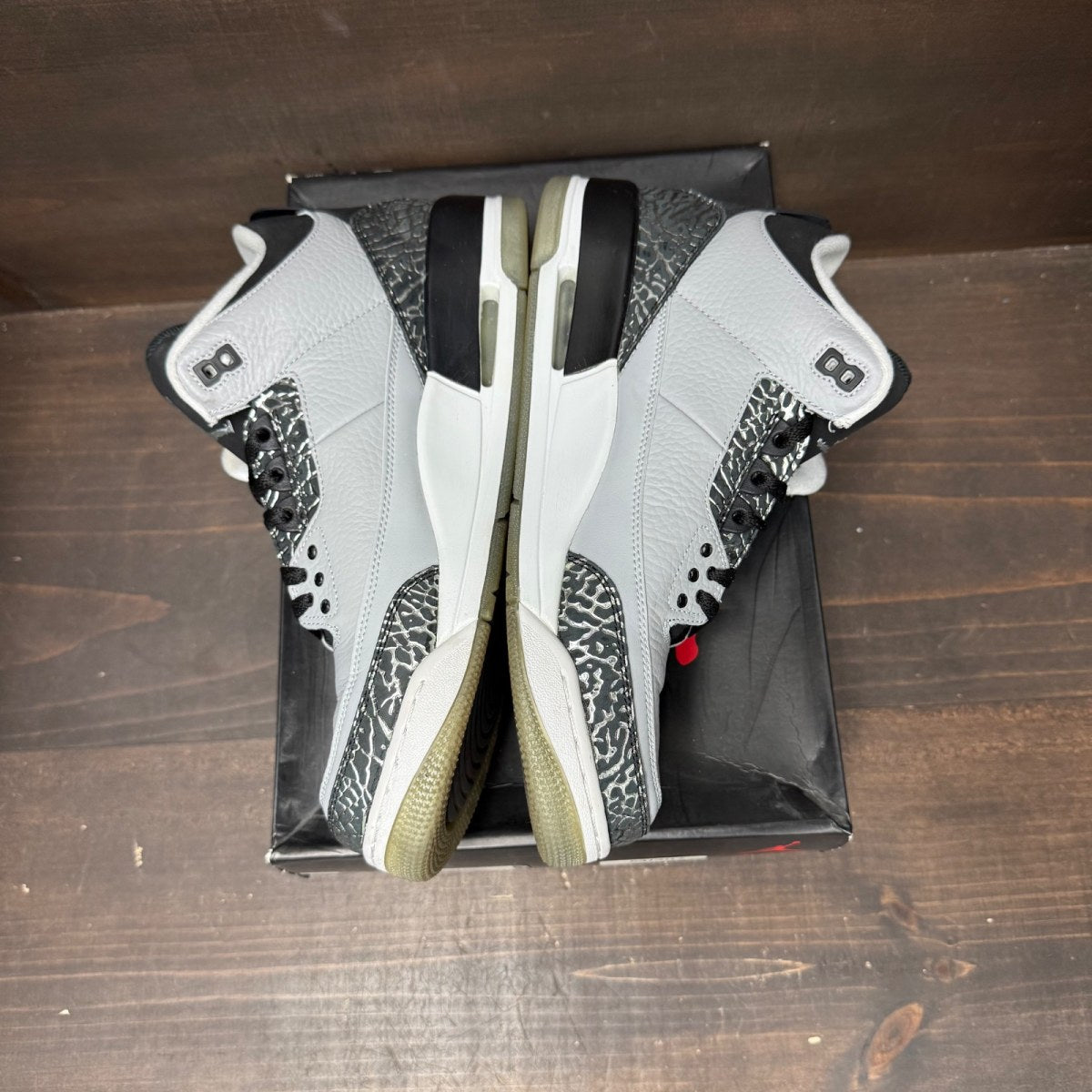 Jordan 3 Retro Wolf Grey - Image 3