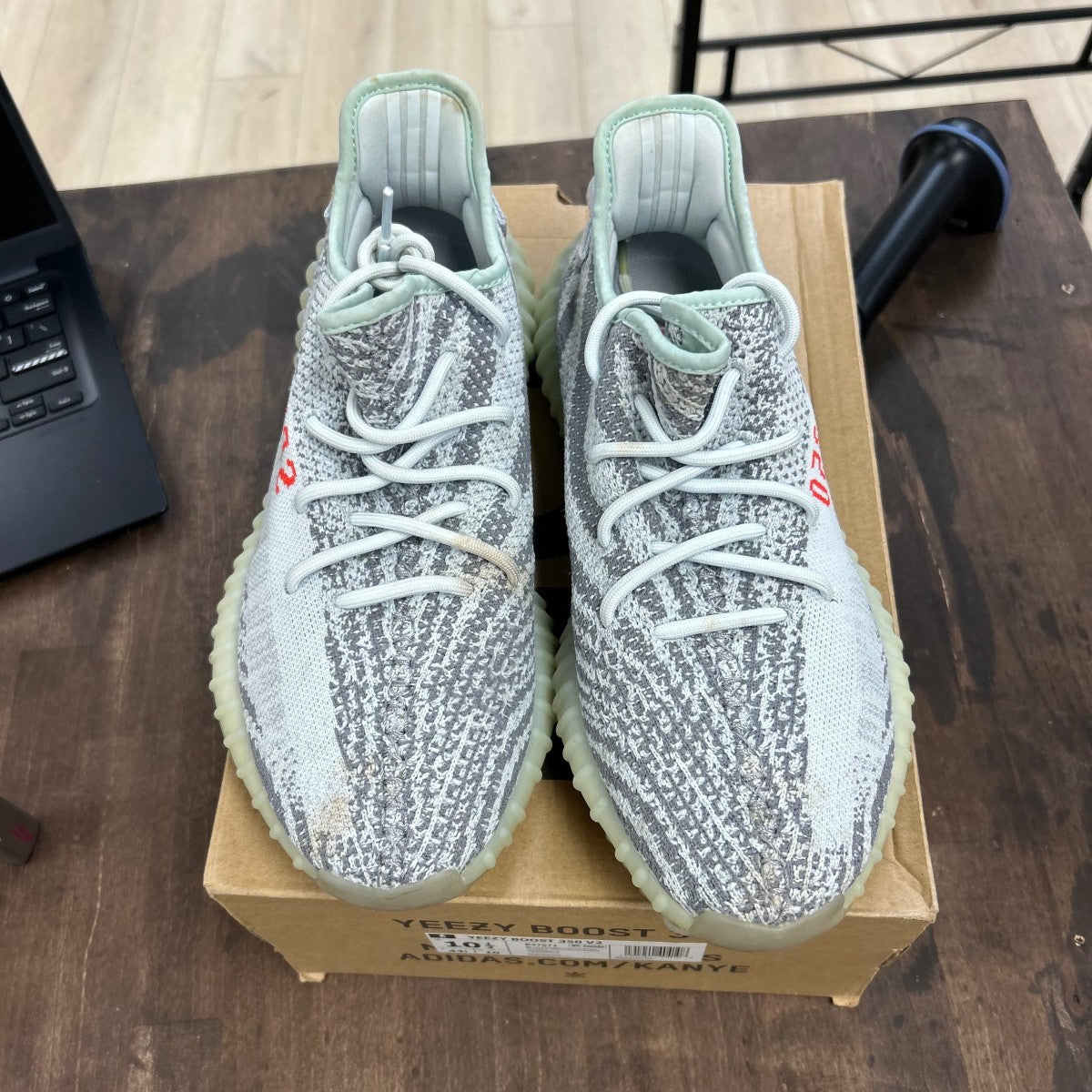 adidas Yeezy Boost 350 V2 Blue Tint - Image 2