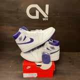 Jordan 1 Retro High Court Purple (Women's) Size 9W (Pre-Owned) - Image 1