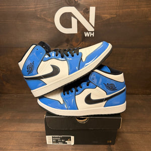 Jordan 1 Mid Signal Blue - Image 1