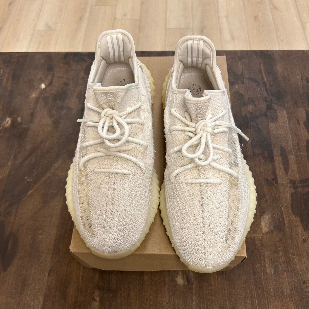 adidas Yeezy Boost 350 V2 Bone Size 12 (Pre-Owned) - Image 2