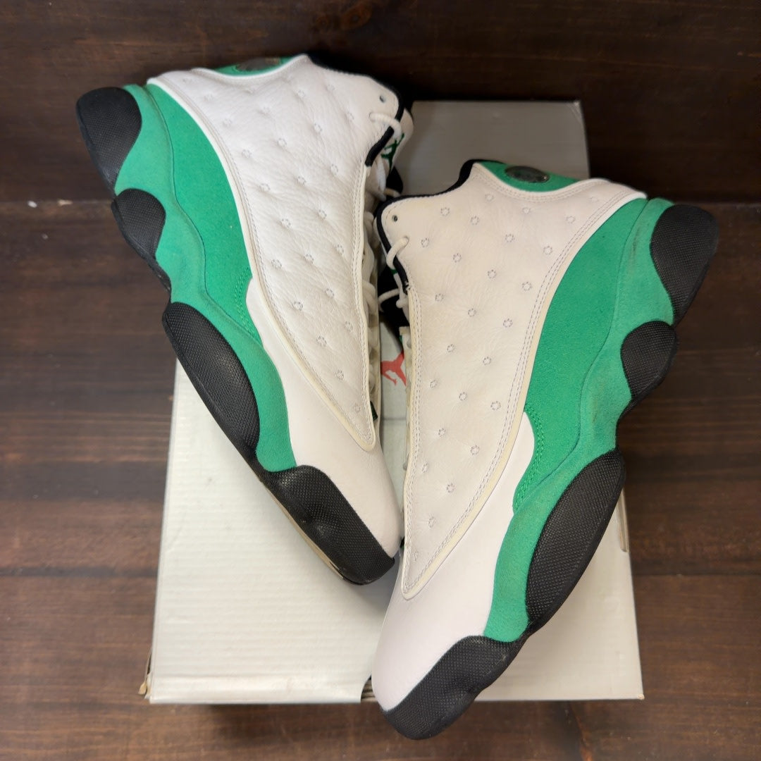 Jordan 13 Retro White Lucky Green - Image 2