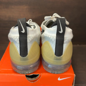 Nike Air VaporMax 2021 FK White Black Metallic Silver - Image 5