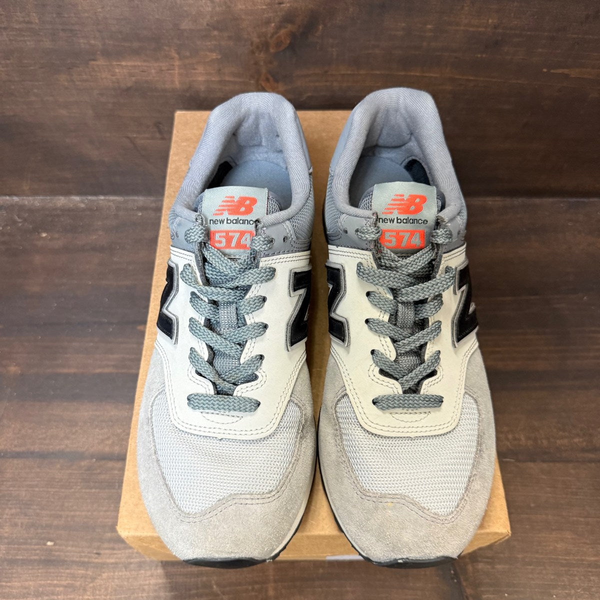 New Balance 574 Marblehead Varsity Orange Size 9 (Pre-Owned) - Image 2