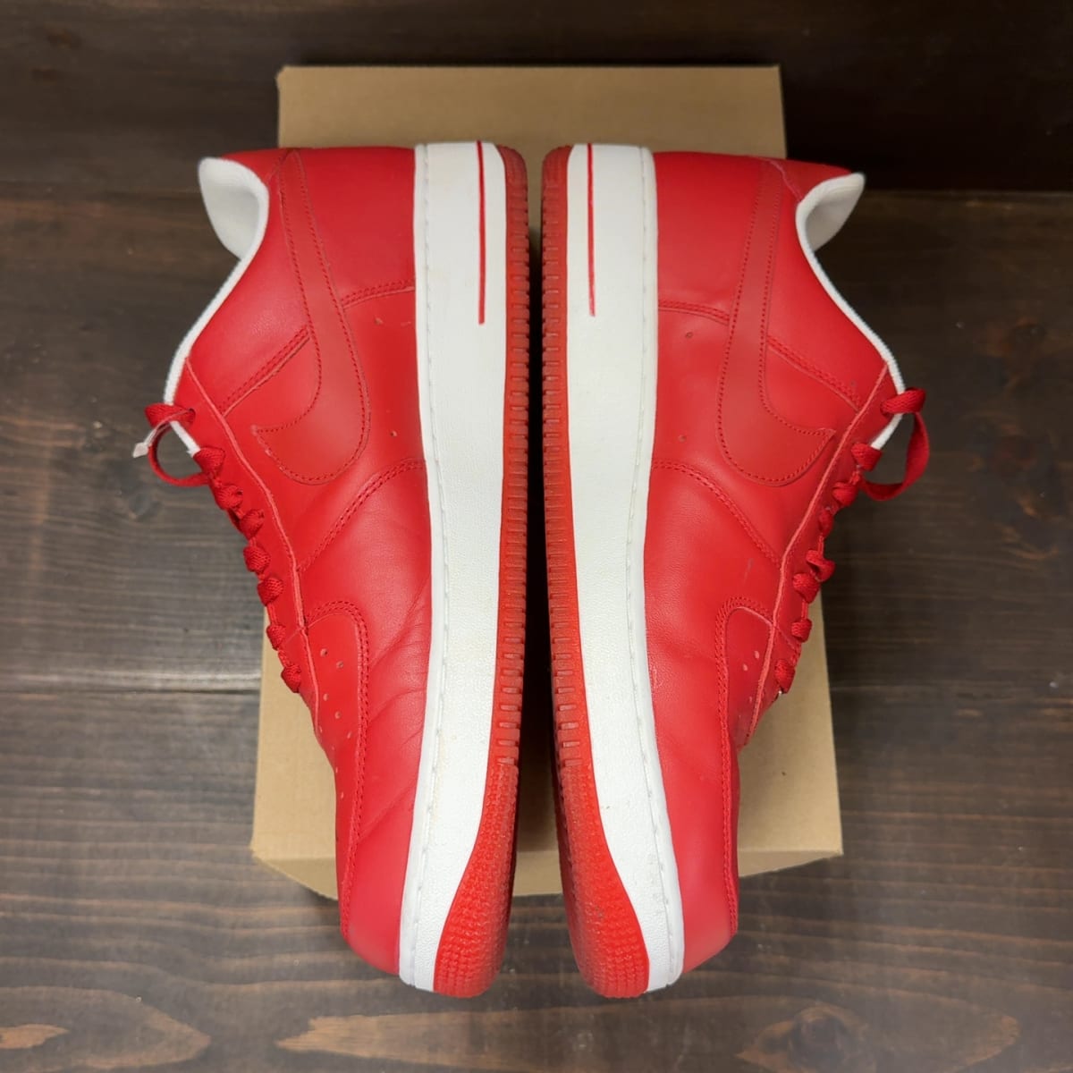 Nike Air Force 1 Low Varsity Red (2010) Size 13 (Pre-Owned) - aux