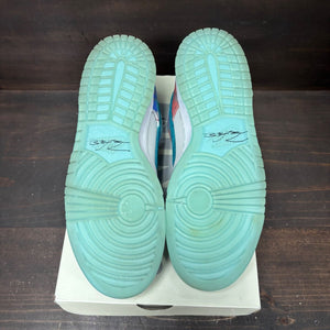 Nike SB Dunk Low Futura Laboratories Bleached Aqua Size 9.5 (Pre-Owned) - box