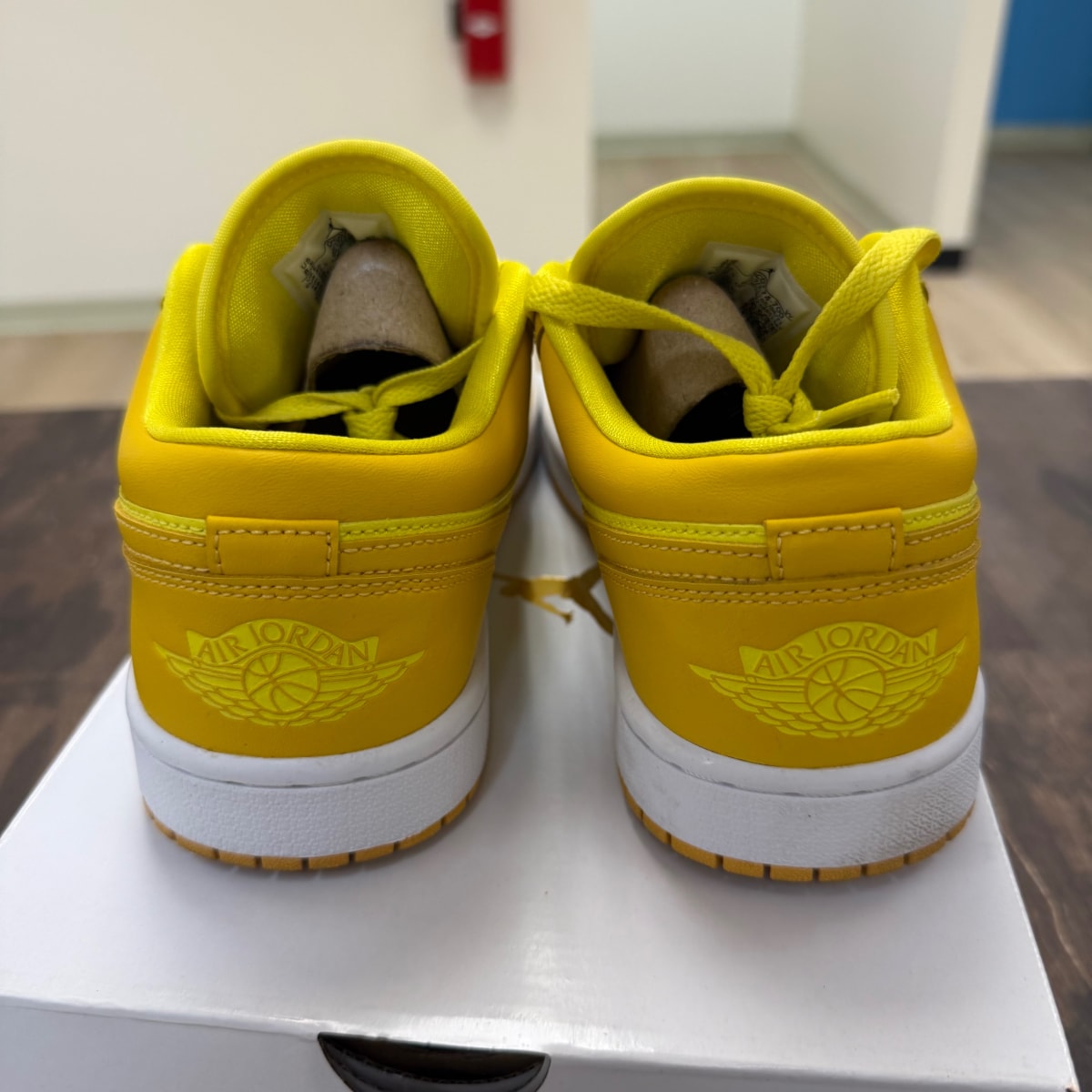 Jordan 1 Low Yellow Strike (Women's) - Image 3