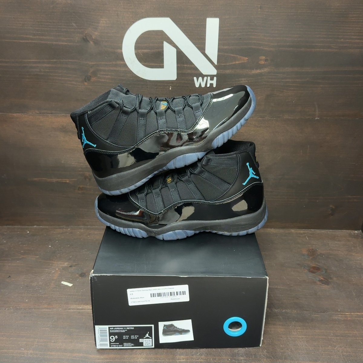 Jordan 11 Retro Gamma Blue (2025) Size 9.5 (Pre-Owned) - front