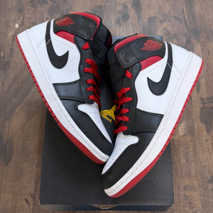 Jordan 1 Mid Gym Red Black Toe - Image 1