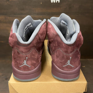 Jordan 5 Retro Burgundy (2023) Size 12 (Pre-Owned) - aux
