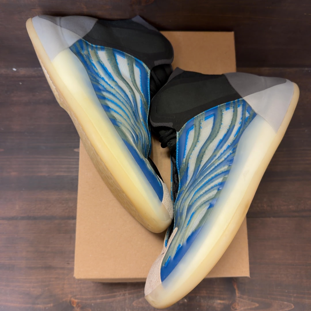 adidas Yeezy QNTM BSKTBL Frozen Blue Size 10.5 (Pre-Owned) - Image 2