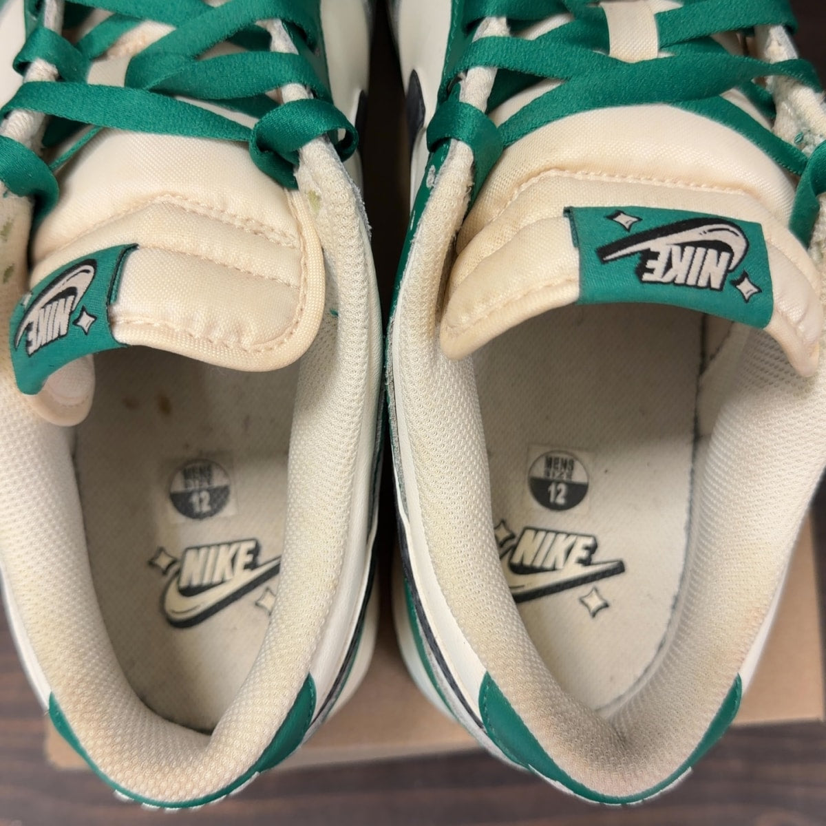 Nike Dunk Low SE Lottery Pack Malachite Green Size 12 (Pre-Owned) - Image 5